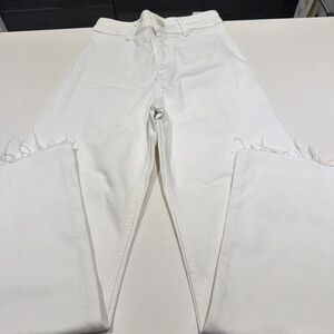 Zara Cream Denim Pants